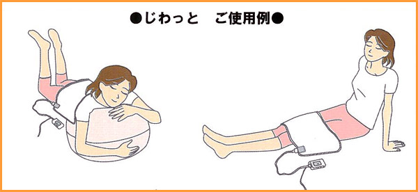 じわっと　ご使用例