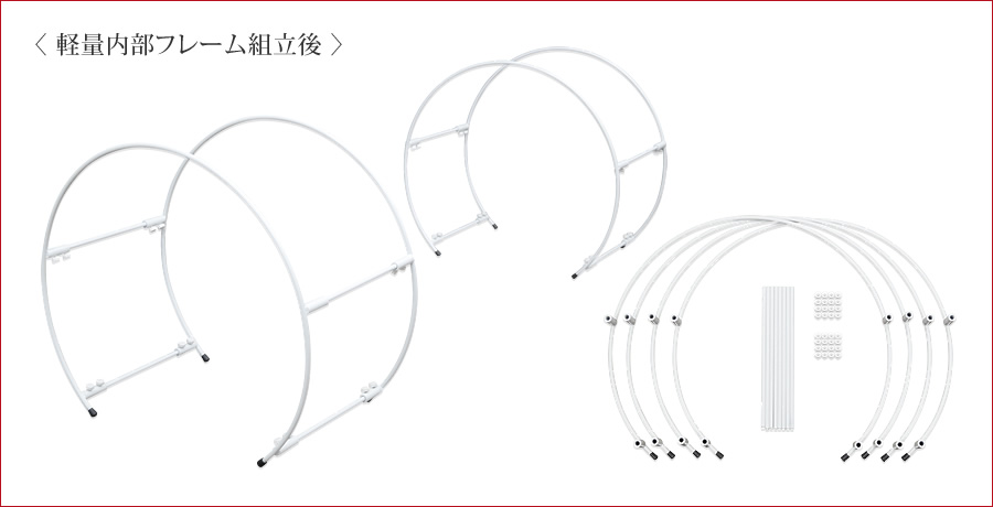 軽量内部フレーム