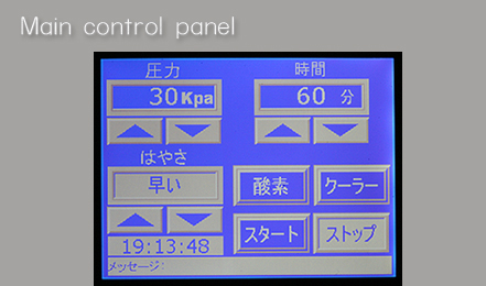 タッチパネル式新型コントローラー