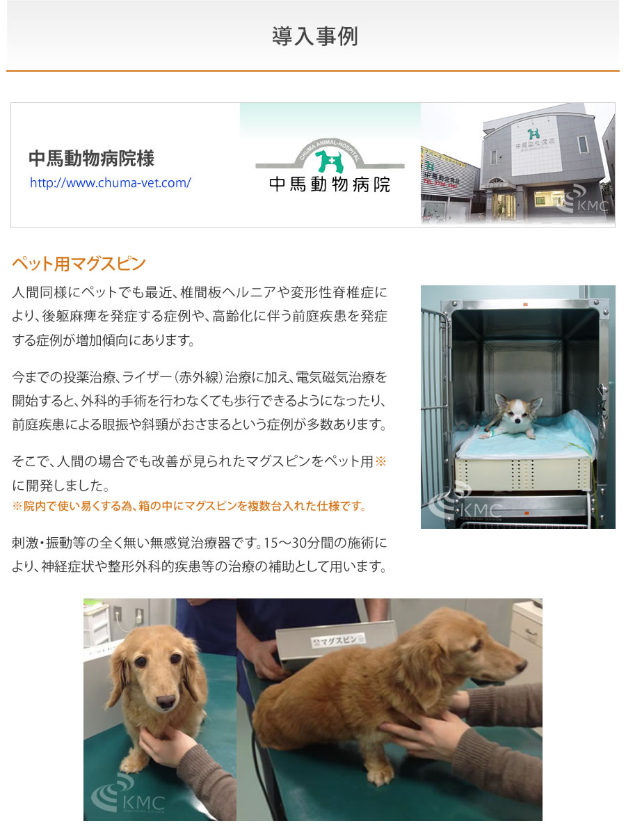 導入事例 中馬動物病院様